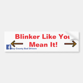 Blinker wie es gemeint ist! autoaufkleber