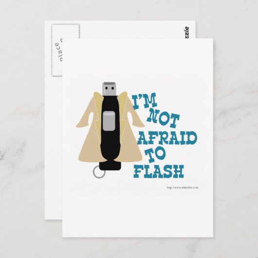 Blinkes Laufwerk Postkarte (Vorne/Hinten)