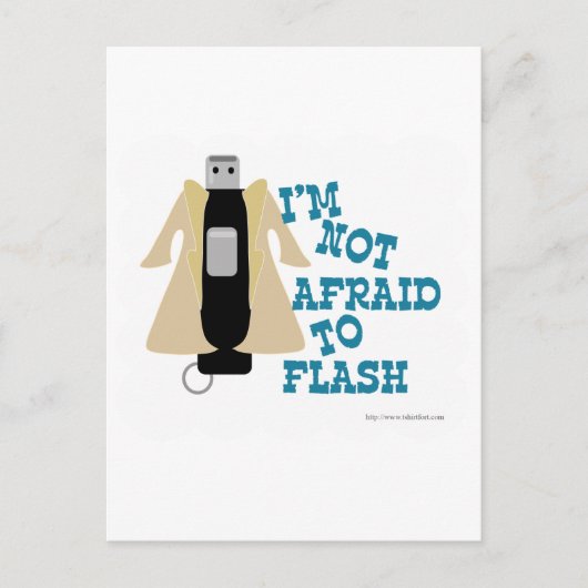 Blinkes Laufwerk Postkarte (Vorderseite)