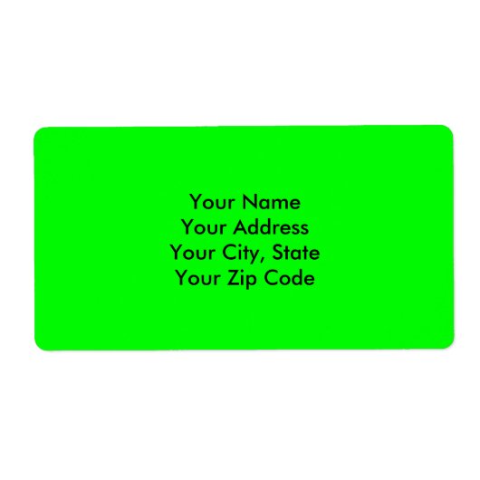 Blinkes Neon Green Accent Color (Vorne)