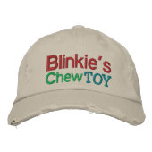 Blinkie's Chew Toy Cap von SRF Bestickte Baseballkappe (Vorderseite)