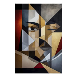 Blinking Abstraction Poster