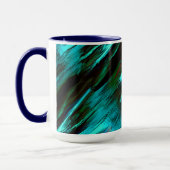 Blinkisch von blau bis cyan, und rote Flecken Tasse (Links)