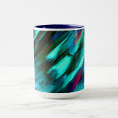 Blinkisch von blau bis cyan, und rote Flecken Tasse (Zentrum)