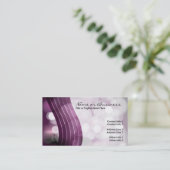 Blinklicht mit QR-Code Visitenkarte (Stehend Vorderseite)