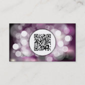 Blinklicht mit QR-Code Visitenkarte (Rückseite)