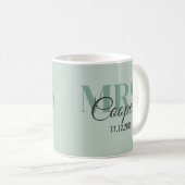 Blinkname mit dem farbigen Text für den Pfefferbla Kaffeetasse (VorderseiteRechts)