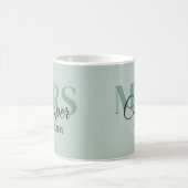 Blinkname mit dem farbigen Text für den Pfefferbla Kaffeetasse (Mittel)