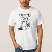 Blinky Bill Pfefferminz-Glas-T - Shirt (Vorderseite)