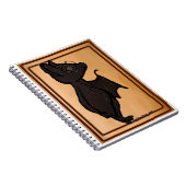 Blinky die Fledermaus Notizbuch Notizblock (Rechte Seite)