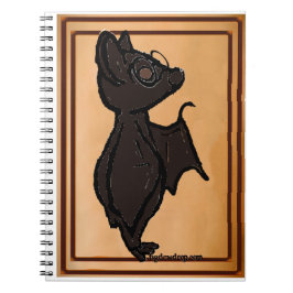 Blinky die Fledermaus Notizbuch Notizblock