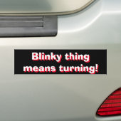 Blinky Ding heißt drehen! 3D-Text Autoaufkleber (Auf Auto)