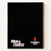 Blinky Flashy NOTEBOOK Notizblock (Rückseite)