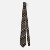 Blinky the Bat Hiding Stripe pattern Tie Krawatte (Vorderseite)