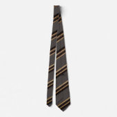 Blinky the Bat Hiding Stripe pattern Tie Krawatte (Rückseite)