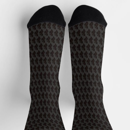 Blinky the Bat Muster Socken (Oben)