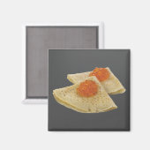 Bliny und Caviar Magnet (Vorderseite/Rückseite)