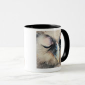 Blinzeln der Eule Tasse (VorderseiteRechts)