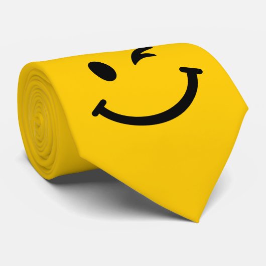 Blinzeln des Gesichtes Krawatte (Gerollt)