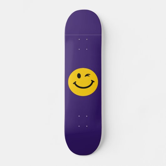 Blinzeln des Gesichtes Skateboard (Vorderseite)