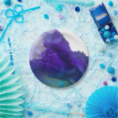 Blinzeln eines Party-Tellers des Auges | AQUAMARIN Pappteller (Party)