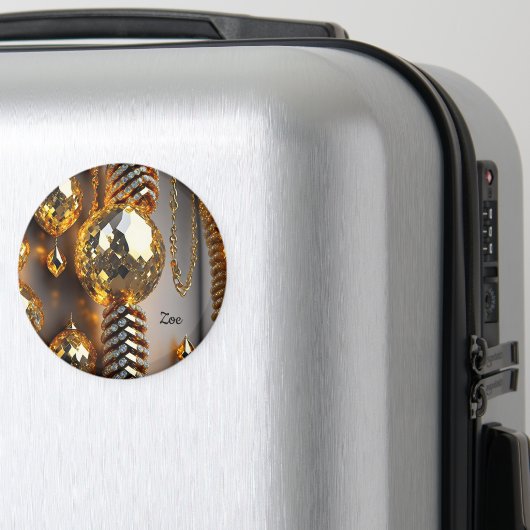 Blinzeln! Schöner Chaoschmuck in Gold Magnet (In Situ (Gepäck))