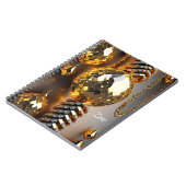 Blinzeln! Schöner Chaoschmuck in Gold Notizblock (Linke Seite)