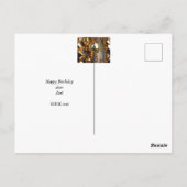 Blinzeln! Schöner Chaoschmuck in Gold Postkarte (Rückseite)