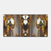 Blinzeln! Schöner Chaoschmuck in Gold Schreibtischunterlage (Vorderseite)