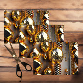 Blinzeln! Schöner Chaoschmuck in Gold Seidenpapier