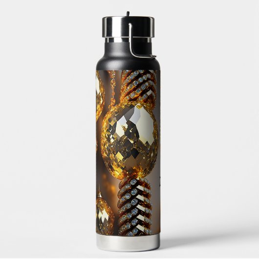 Blinzeln! Schöner Chaoschmuck in Gold Trinkflasche (Links)