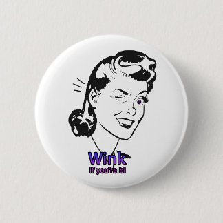 Blinzeln Sie, wenn Sie Bi sind Button