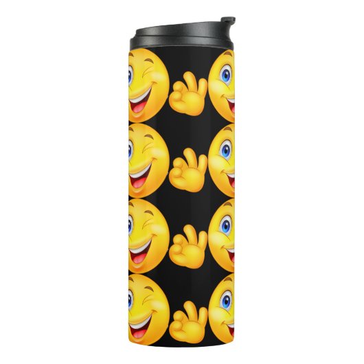 Blinzeln und lächeln thermosbecher (Nach links gedreht)