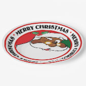 Blinzeln von schwarzer Sankt, die Pappteller (Schrägansicht)