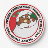 Blinzeln von schwarzer Sankt, die Pappteller (Vorderseite)