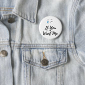 Blinzeln, wenn du mir lustige Männer will Button (Beispiel)