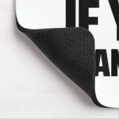 Blinzeln, wenn Sie mir lustige Coole Zitate Gewoll Mousepad (Ecke)