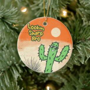 Bliokin Sharp Bro Retro Vintage Wüste Vibes Cactus Keramik Ornament