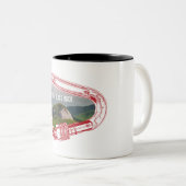 Blioking Glass Rock Climbing Carabiner Zweifarbige Tasse (VorderseiteRechts)