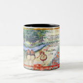 Blioking Glass TweetleDee Texte Zweifarbige Tasse (Mittel)