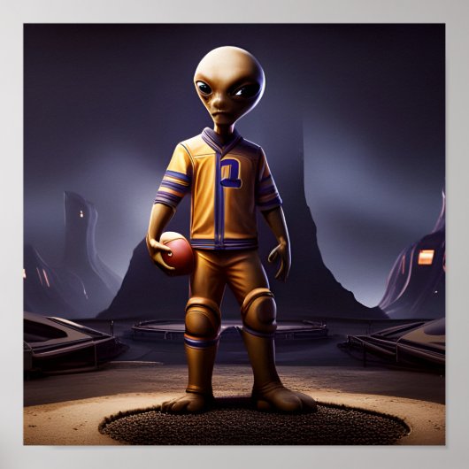 Blipnar Galactobouncer Print Poster (Vorne)