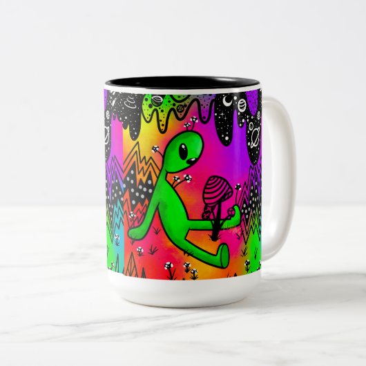 Bliss Alien Tasse (VorderseiteRechts)