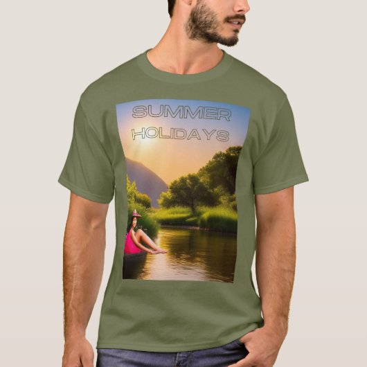 Bliss am See: Sommerresidenz T-Shirt (Vorderseite)