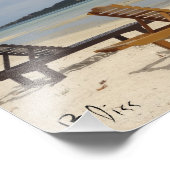 Bliss auf einer tropischen Insel Fotodruck (Ecke)