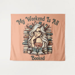 Bliss aus der Buchwelt: Bücher für Mädchen Wandteppich