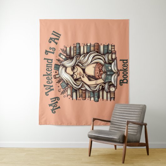 Bliss aus der Buchwelt: Bücher für Mädchen Wandteppich (Beispiel)