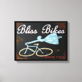 Bliss Bikes Wrapped Canvas by Biddybrain Leinwanddruck (Vorderseite)