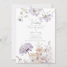 Bliss - Einladung von Lilac und Lavender Wedding
