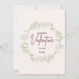 Bliss elegante Flora Valentine's Day Card Feiertagskarte