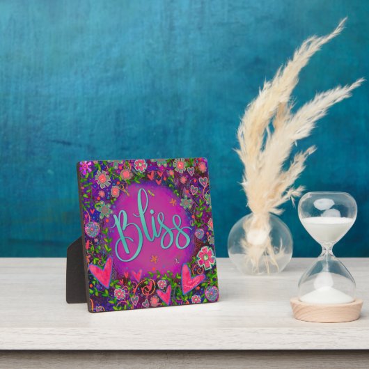Bliss Hübsch floral whimsical Inspiration Easel Fotoplatte (InSitu)